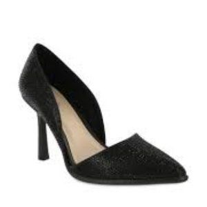 Mia  Ciana Rhinestone Pointed Toe d'Orsay Pump, Black  Women Size 6        NEW